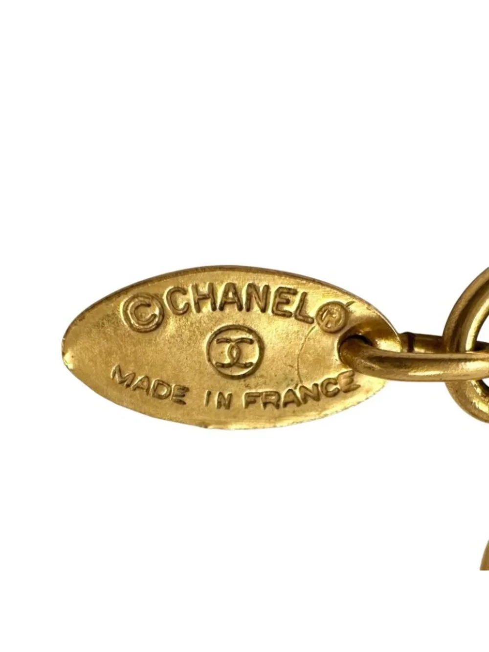 Chanel Long Chain Pearl Gold Plated Necklace